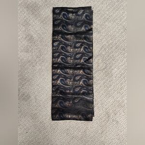 New Fabric! 1 Yard - "Silkies" Washable Fabric - Blue Paisley - 50" Wide